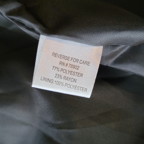 Erin London Jacket Quilted Patchwork Black Teal Plum L - Picture 10 of 10